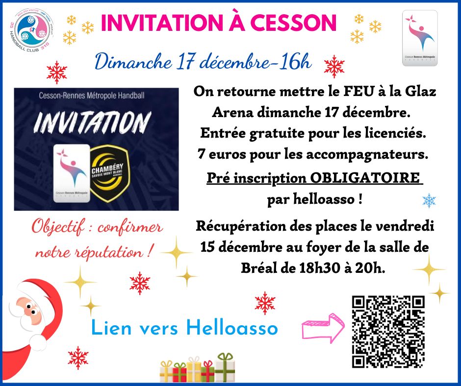 Invitation à Cesson